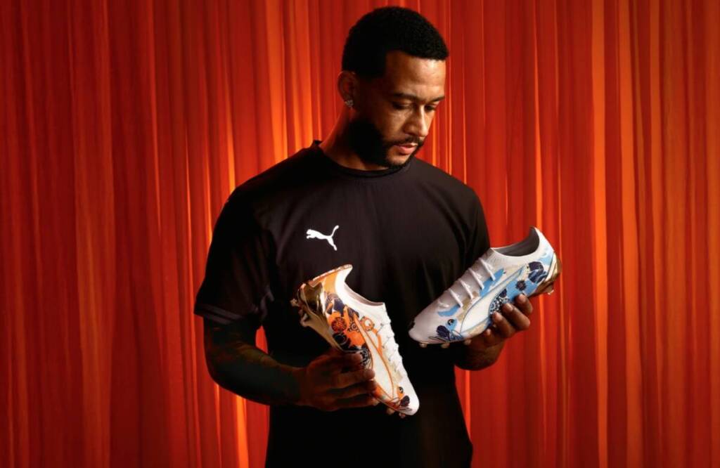 Memphis Depay ganha chuteira exclusiva da PUMA após recorde histórico