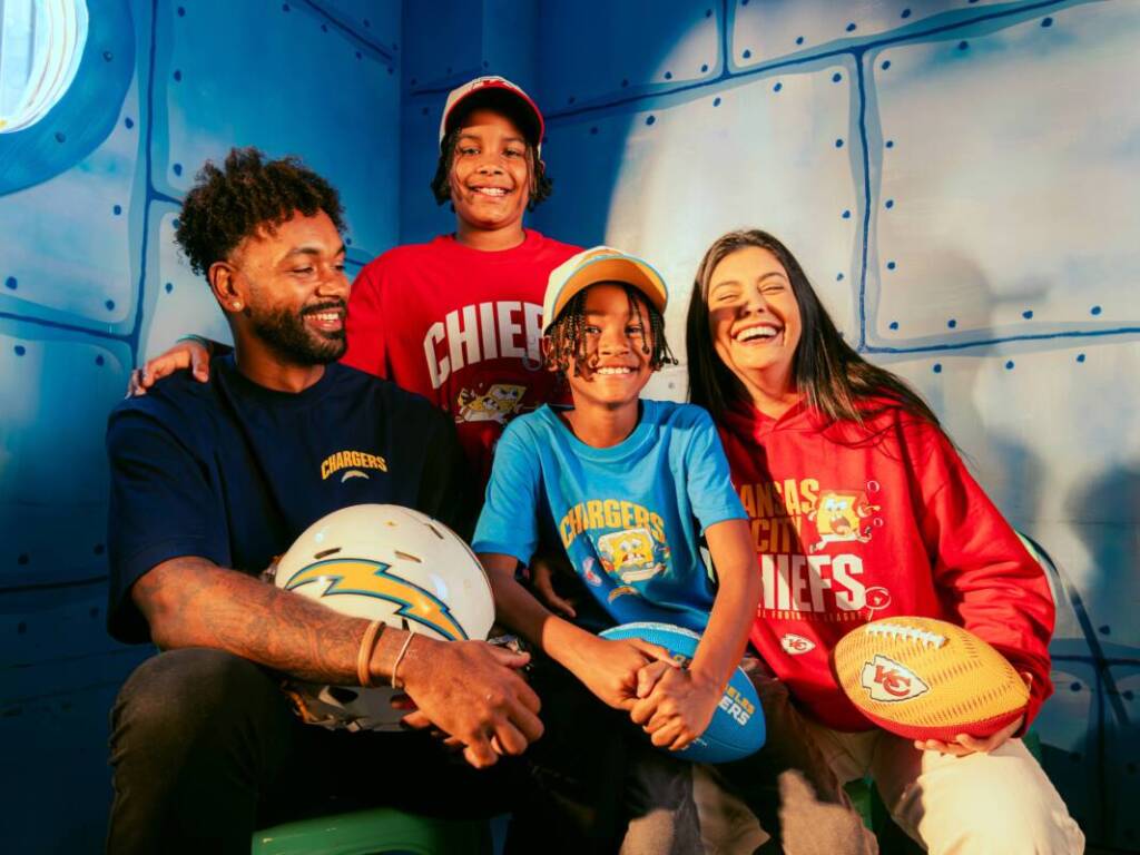 NFL lança coleção com Bob Esponja no Brasil