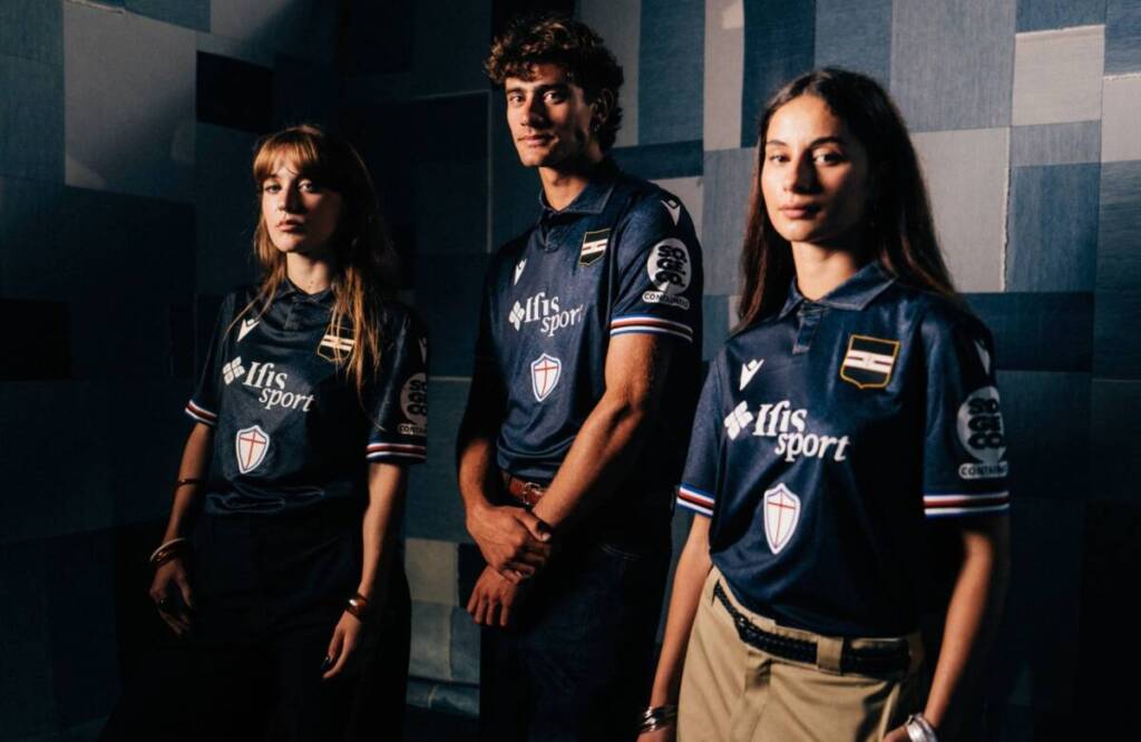 Sampdoria lança camisa denim inspirada em Gênova