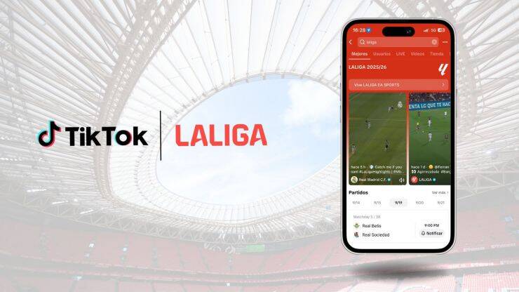 TikTok e LALIGA renovam parceria global para 2025