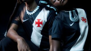 Juan Calvet está na campanha “Feita de Coragem” do novo uniforme do Vasco em Parceria com a Nike